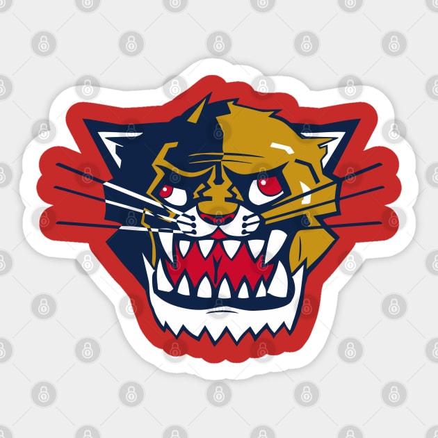 Florida Ocelots Sticker by rabidhabs